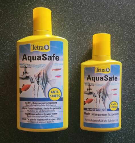 Tetra AquaSafe 250 ml/ 500ml , Schützt Fische macht Leitungswasser fischgerecht